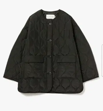 레이빔즈 블루종 퀼팅 노카라 블루종 여성용