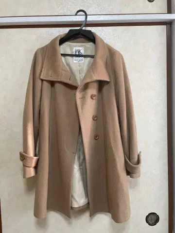 MICHEL KLEIN 베이지 울 피코트