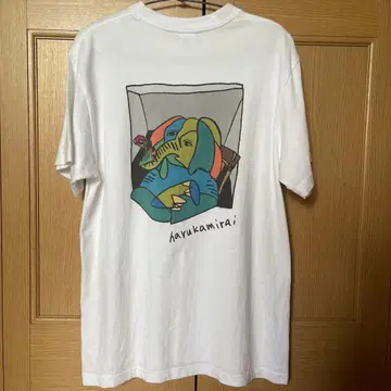 하루카미라이 아트 프린트 T셔츠 L