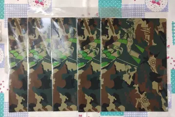 에반게리온 초호기 카모플라쥬 클리어 파일 5장 세트 새상품