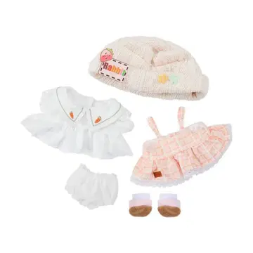 20cm 봉제 인형용 옷 갈아입기 의류 활 옷 5세트