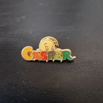 레어 레트로 CASPER 핀 배지