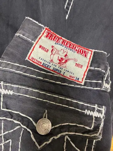 트루 릴리전 데님 28 블랙 데님