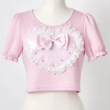 AVENCHUMU Love heart's cake puff t-shirt