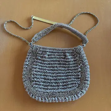 ANTERIMA 실버 숄더백