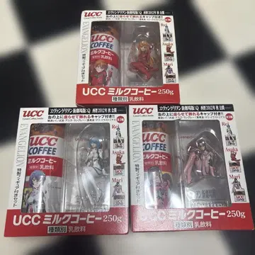 UCC 에반게리온 신극장판:Q 특제 피규어 포함 세트 3종류