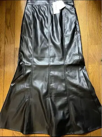 EVRIS 인조 가죽 머메이드 스커트