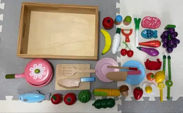 나무 소꿉놀이 세트