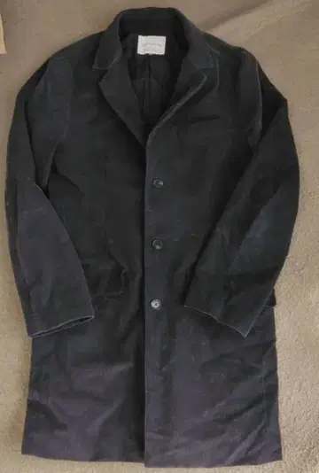 다크 네이비 스텐카라 코트 코듀로이