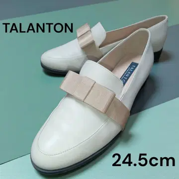 새상품급 TALANTON 타란톤 DIANA 로퍼 리본 24.5cm
