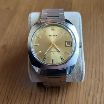 TOMONY 골드 손목시계 수동 와인딩