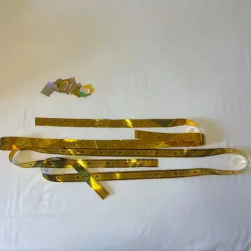 Mrs. GREENAPPLE 은색 테이프 (금) 바벨 2종 풀 컷 미세스