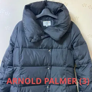 아놀드 파머 블랙 다운 코트 사이즈 3(L)
