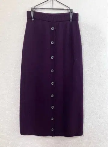 [ 스티븐 앨런 ] 니트 타이트 스커트 퍼플