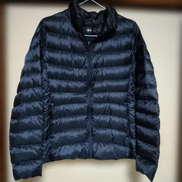 유니클로 울트라 라이트 다운 자켓 네이비 L 여성용