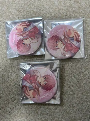 사토미 군 캔뱃지 원맨 실물