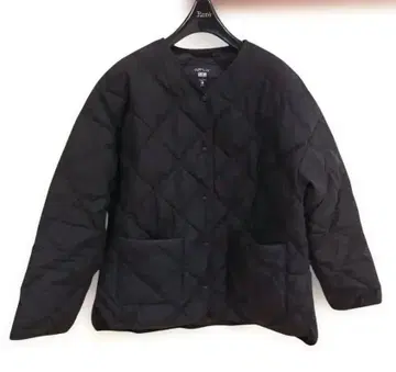 PUFFTECH 블랙 퀼팅 다운 자켓 L 사이즈