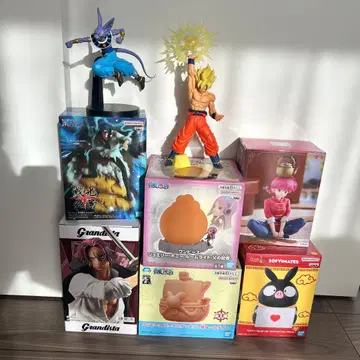 원피스 드래곤볼 란마 피규어 묶음 판매 인형뽑기 경품