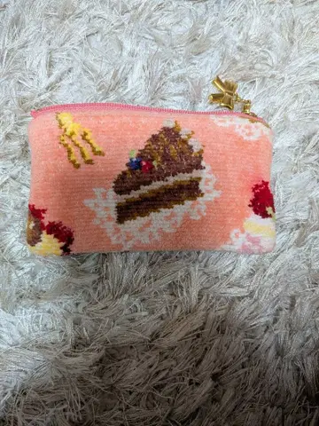 페일러 케이크 패턴 패브릭 파우치