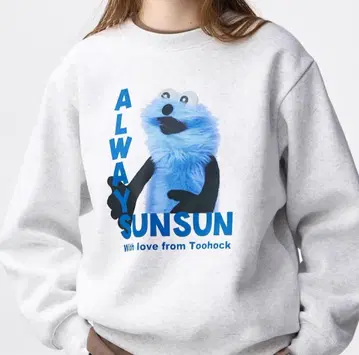 gu 퍼펫 스 맨투맨 M 사이즈