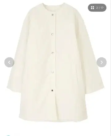 titivate 빅 실루엣 충전솜 아우터 아이보리