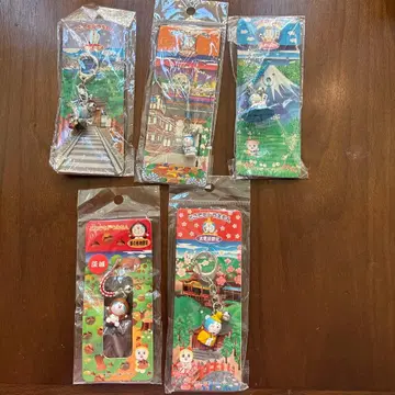 도라에몽 스트랩 5개 세트