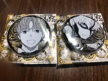 다단다단 금의 구슬 골든 캔뱃지 지지 자시 2종 세트