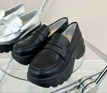 새상품급 Oriental Traffic 스니커즈 밑창 로퍼 블랙