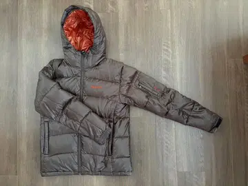 Marmot 후드 부착 다운 자켓 브라운 사이즈 S