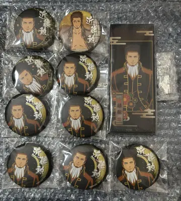 은혼 중국 한정판 캔뱃지 아크릴 카드 곤도 이사오