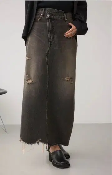 AZUL DENIM 빈티지 데님 스커트