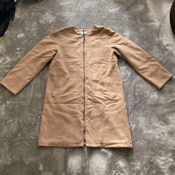 V iS 베이지 집업 체스터 코트