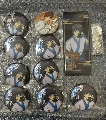 은혼 중국 한정판 캔뱃지 아크릴 카드 시무라 신파치