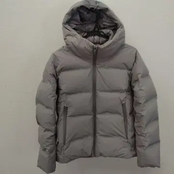 심리스 다운 후드티