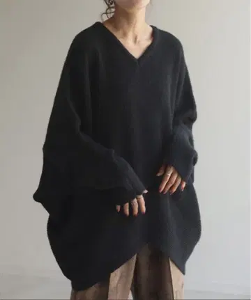 모테.포근한 돌먼 니트 / HUG.U