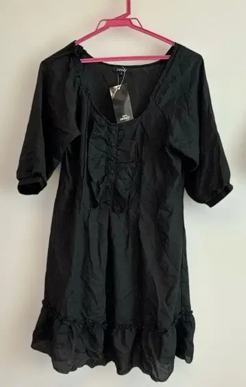 hard candy 블랙 3/4 소매 셔츠 L 사이즈