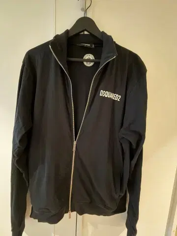 DSQUARED2 블랙 집업 자켓