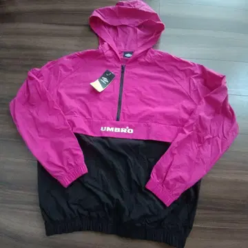 UMBRO 엄브로 하프 지퍼 아노락 나일론 자켓 자수 로고