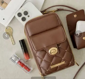 퀼팅 스마트폰 숄더백