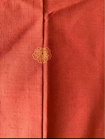 이중 기모노  하나 문양 일본 의류