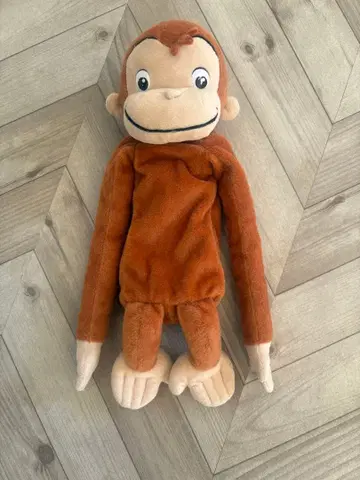 호기심 많은 조지 봉제 인형 지퍼 포함 약 30cm 펜 케이스