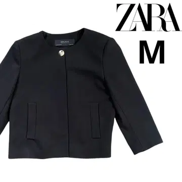 [ 당일 발송 ] ZARA 블랙 노카라 자켓
