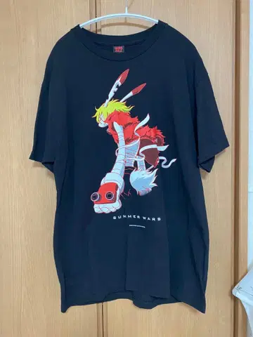 초레어! L사이즈! GEEKS RULE 썸머 워즈 킹 카즈마 T셔츠