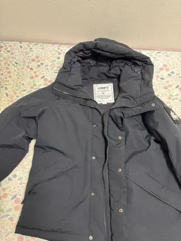 CAMP7 블랙 다운 자켓 M