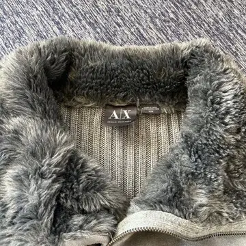 A|X 그레이 집업 니트