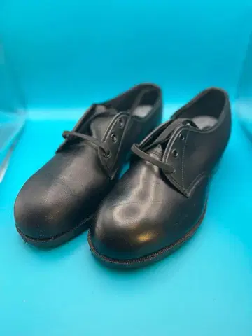 블랙 레이스업 워크 부츠