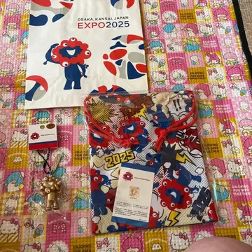 미야쿠미야쿠 복조리, 미야쿠미야쿠 금 키링, 종이 봉투 세트