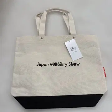 Japan Mobility Show 토트백 아이보리/블랙