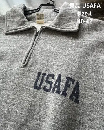 버즈릭슨 [ BUZz Rickson's ] 하프 지퍼 맨투맨 USAFA