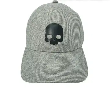 새상품급 HYDROGEN 하이드로겐 스컬 캡 모자 남성용 그레이